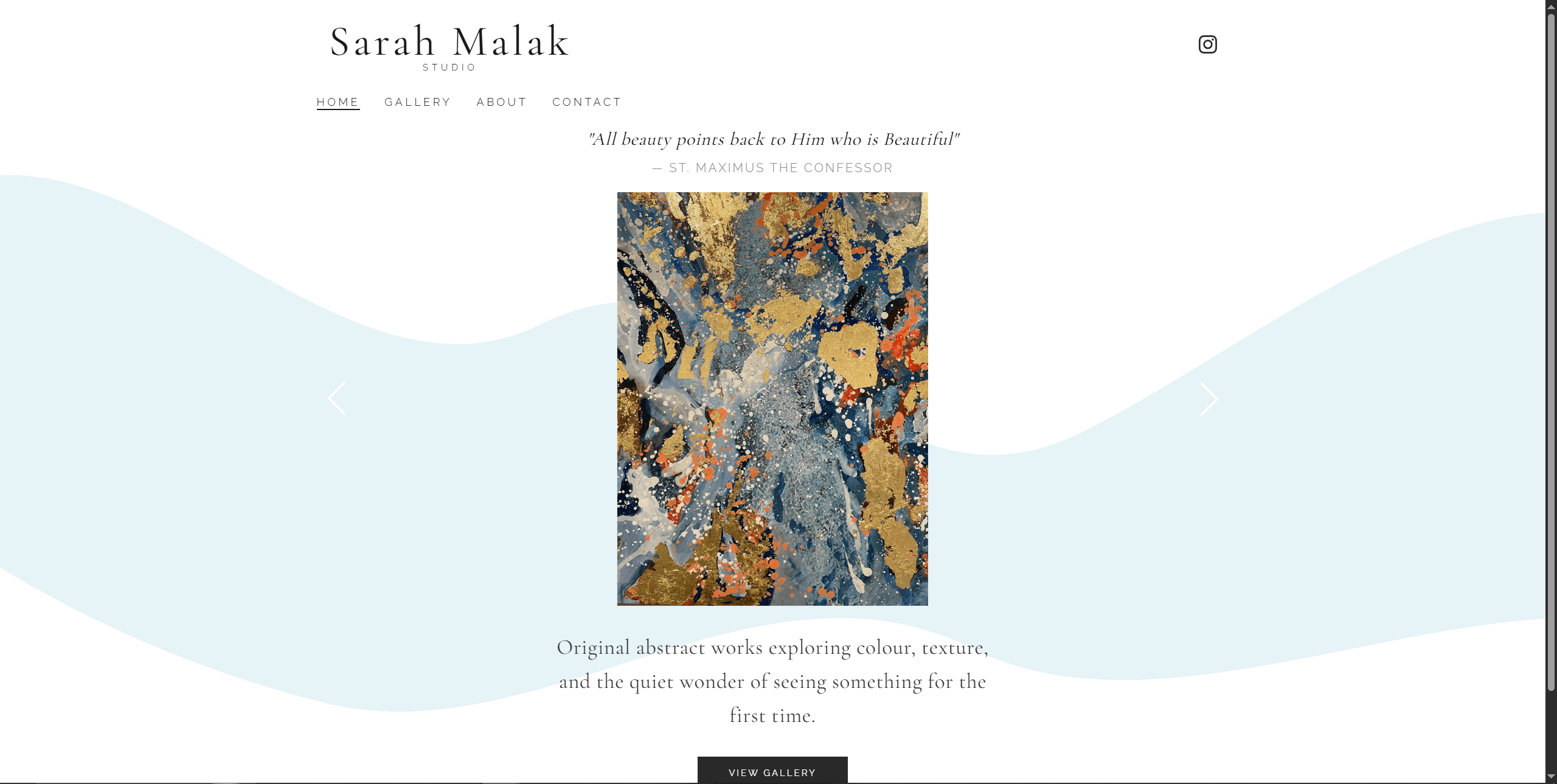 Art Gallery Portfolio screenshot 1