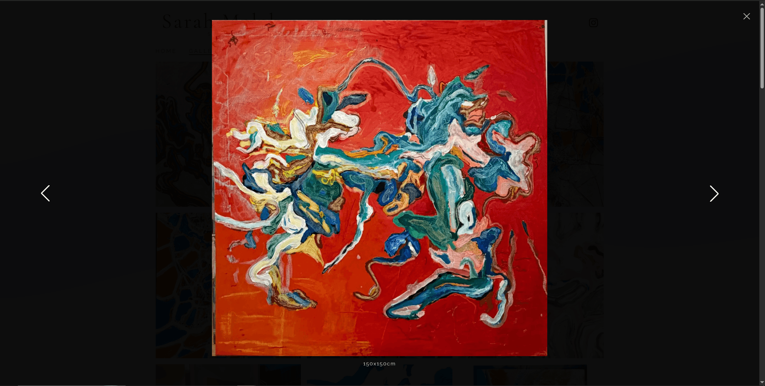 Art Gallery Portfolio screenshot 3