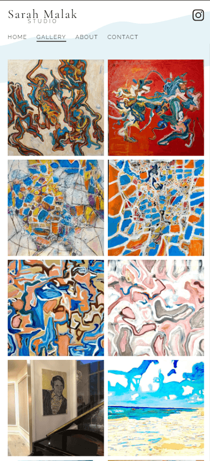 Art Gallery Portfolio screenshot 5